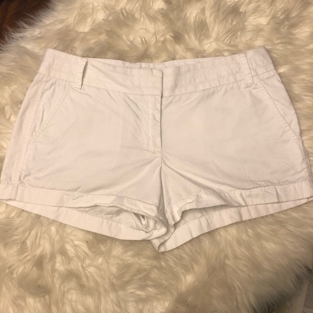 White J Crew Chino shorts
